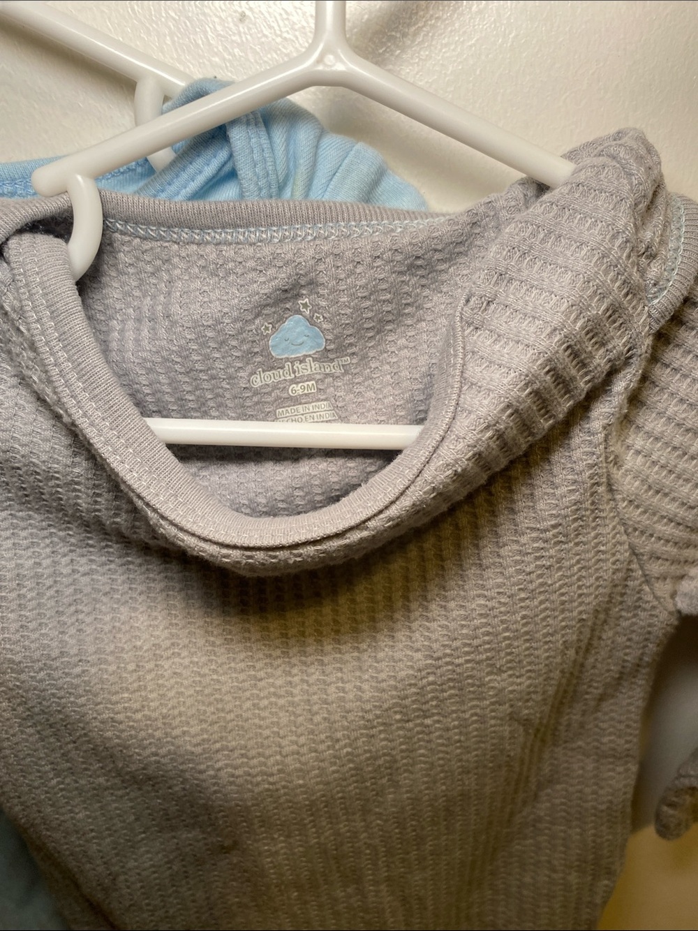 Carter's,  Baby One-Piece Set in Gray, Light Blue, White, Black and Sleeper. - Picture 5 of 6